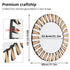 Radiant Sunburst Mirror: Elegant Wall Mounted Decor for Your Living Space Size 80x80cm