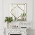 High-grade Unique Decorative Accent Mirror Elegant Square Wall Silver HD Mirror