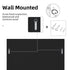 High-grade Unique Decorative Accent Mirror Elegant Square Wall Silver HD Mirror