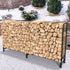 233cm Extra Long Heavy Duty Firewood Log Rack Metal Storage Holder Garden Indoor