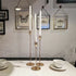 Set of 3 Decorative Candlestick Holder- Gold