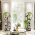 Fin Merge/Separate Metal Plant Stand Heart Shape Ladder Book Shelf For Indoor Garden