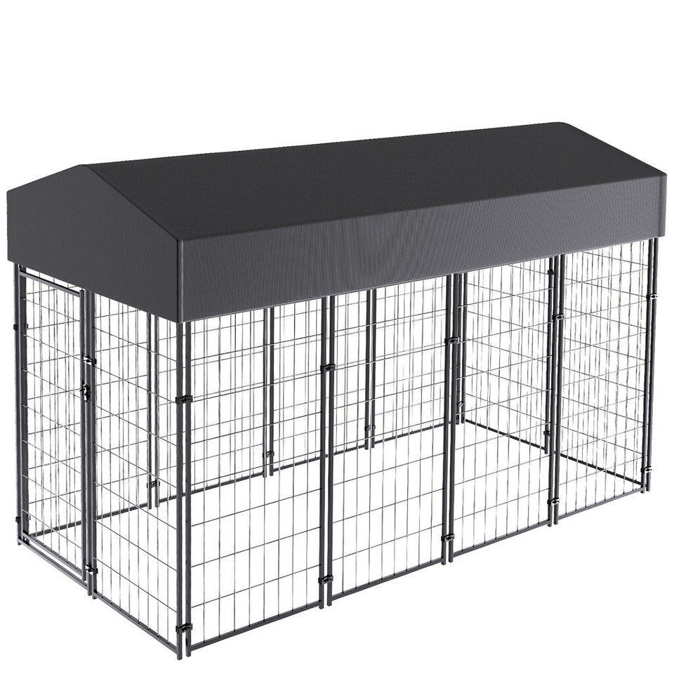 Large Jumbo Outdoor Dog Kennel Heavy Duty Pet Playpen Pre-galvanized Animal Cage Fence