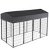 Large Jumbo Outdoor Dog Kennel Heavy Duty Pet Playpen Pre-galvanized Animal Cage Fence