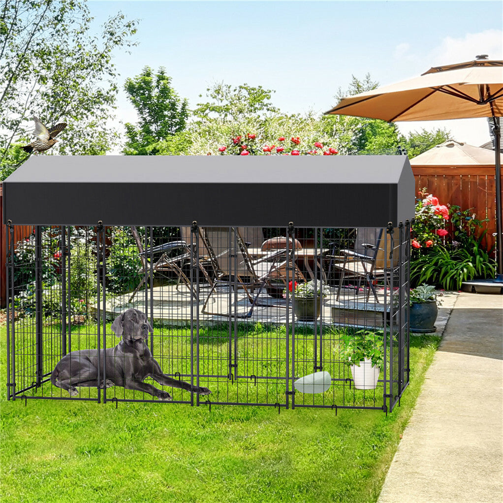 Large Jumbo Outdoor Dog Kennel Heavy Duty Pet Playpen Pre-galvanized Animal Cage Fence