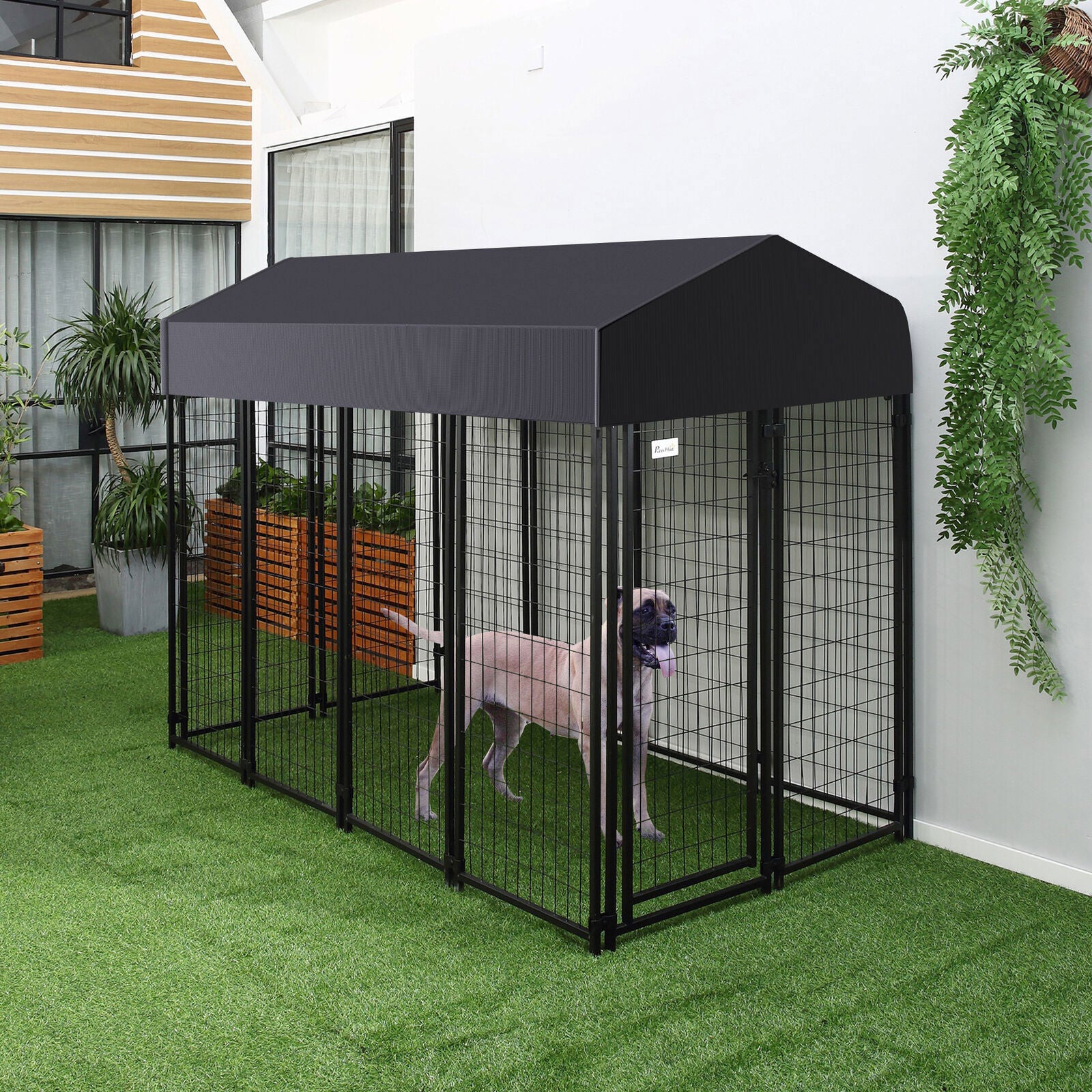 Large Jumbo Outdoor Dog Kennel Heavy Duty Pet Playpen Pre-galvanized Animal Cage Fence