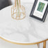 Set of 2 Sintered Stone Nesting End Tables