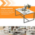 Elegant Heavy Duty Stone Coffee & Side Table