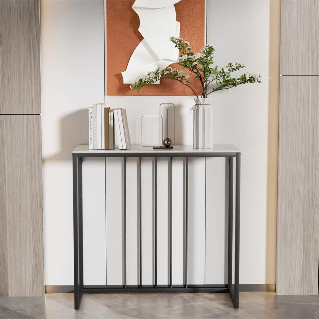 Glossy Sintered Stone Hallway Table