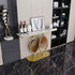 Noble and Elegant Sintered Stone Console Table Hallway Table with Strong Metal Frame
