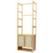 High Strength Bamboo Clothing Rack Closet Organizer Storage Cabinet & Shoe Shelf