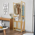 High Strength Bamboo Clothing Rack Closet Organizer Storage Cabinet & Shoe Shelf
