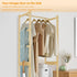 High Strength Bamboo Clothing Rack Closet Organizer Storage Cabinet & Shoe Shelf