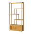 6 Tiers Freestanding Bamboo Storage Shelf High & Low Shelf Bookshelf Plant Stand