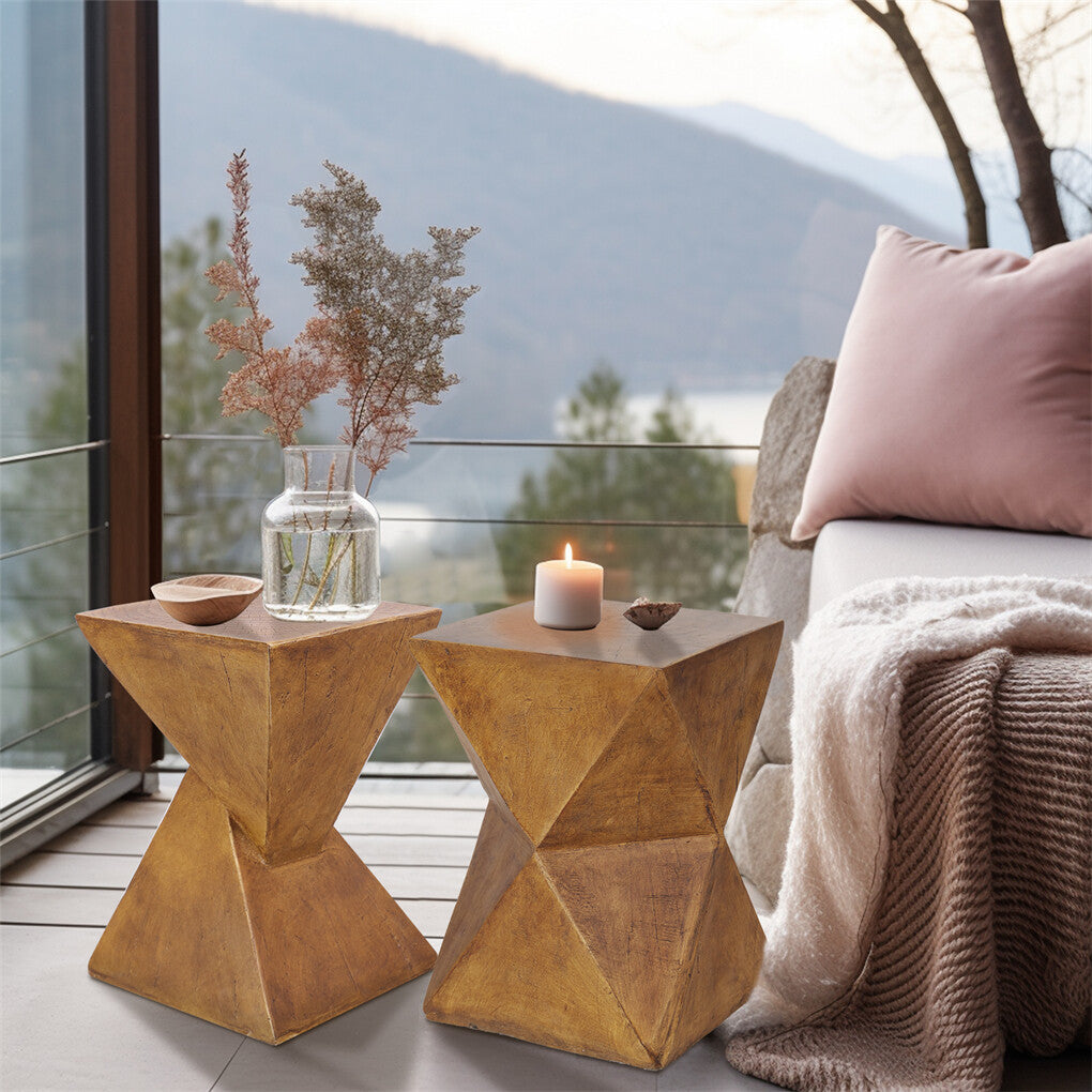 Twist Table Teak Root Shape Stool Pedestal Coffee Table