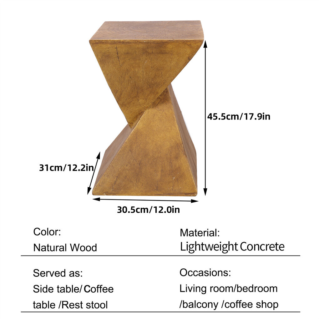 Twist Table Teak Root Shape Stool Pedestal Coffee Table