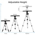 Universal Projector Tripod Laptop Floor Stand DJ Equipment Holder with Plate