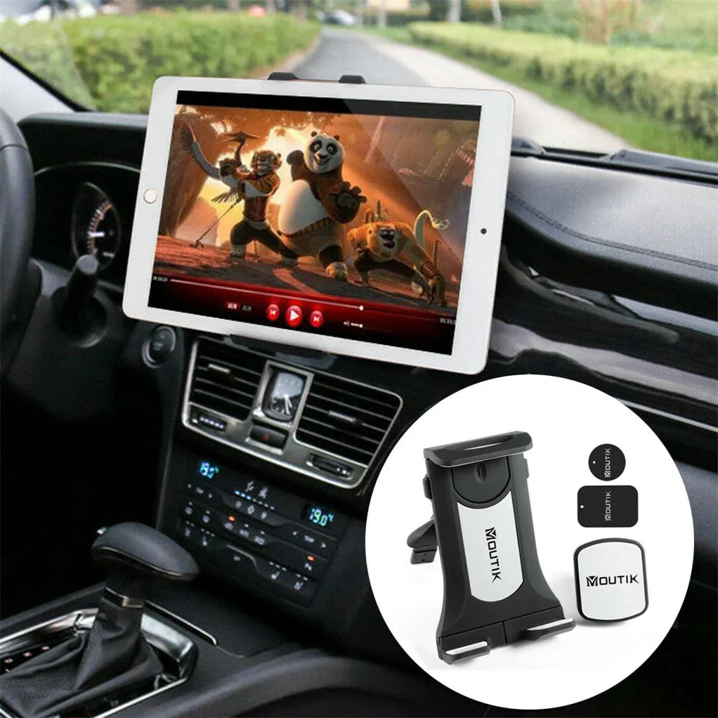 Universal Adjustable Tablet Mount Car CD Slot Holder 2in1 Fit 3.5-10.5