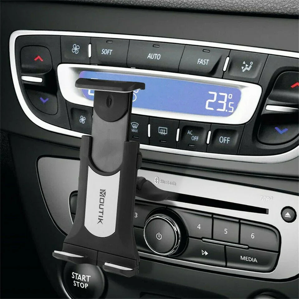 Universal Adjustable Tablet Mount Car CD Slot Holder 2in1 Fit 3.5-10.5