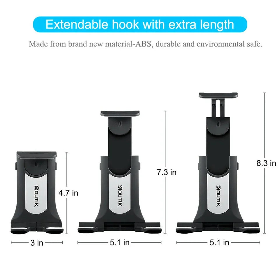 Universal Adjustable Tablet Mount Car CD Slot Holder 2in1 Fit 3.5-10.5