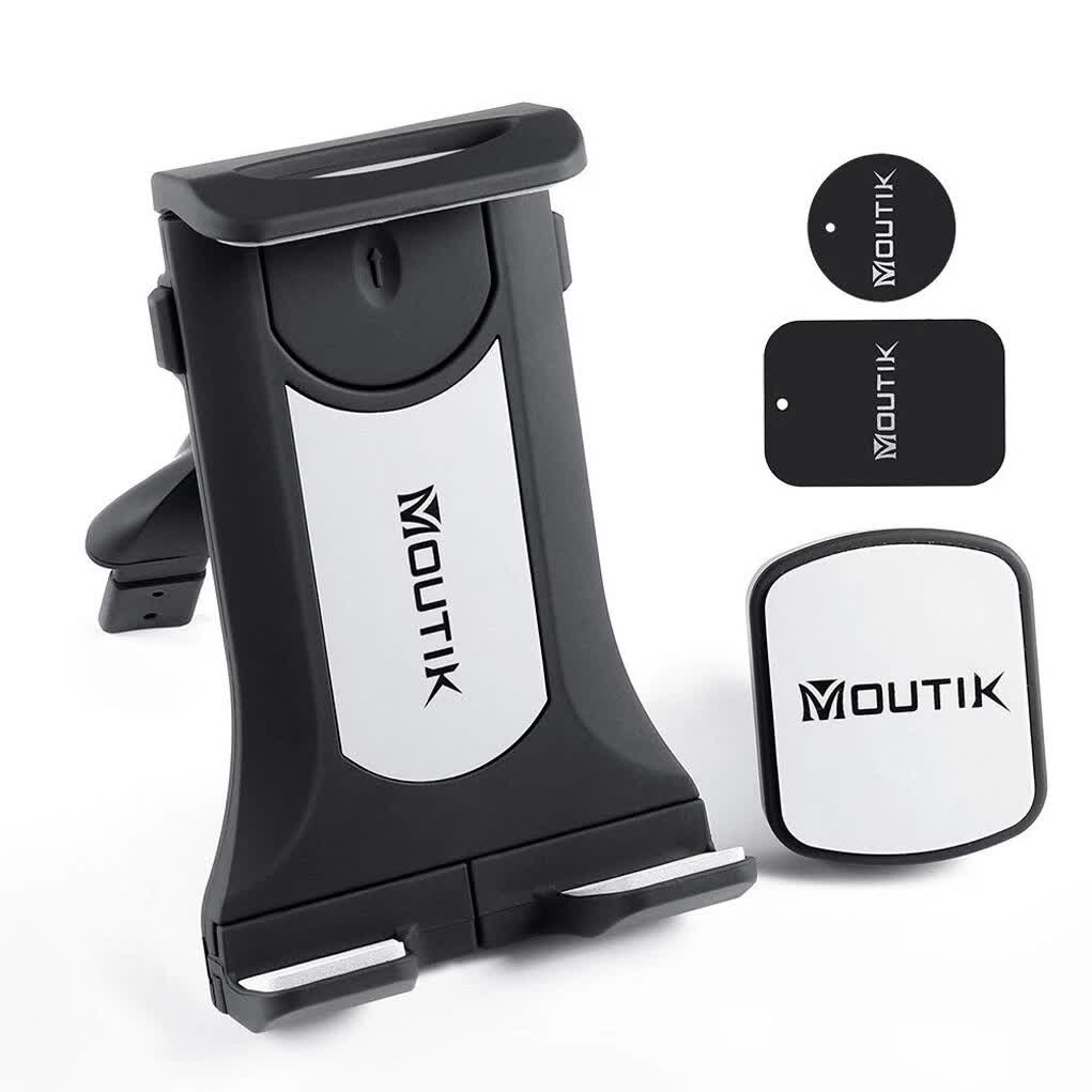 Universal Adjustable Tablet Mount Car CD Slot Holder 2in1 Fit 3.5-10.5" iPad GPS