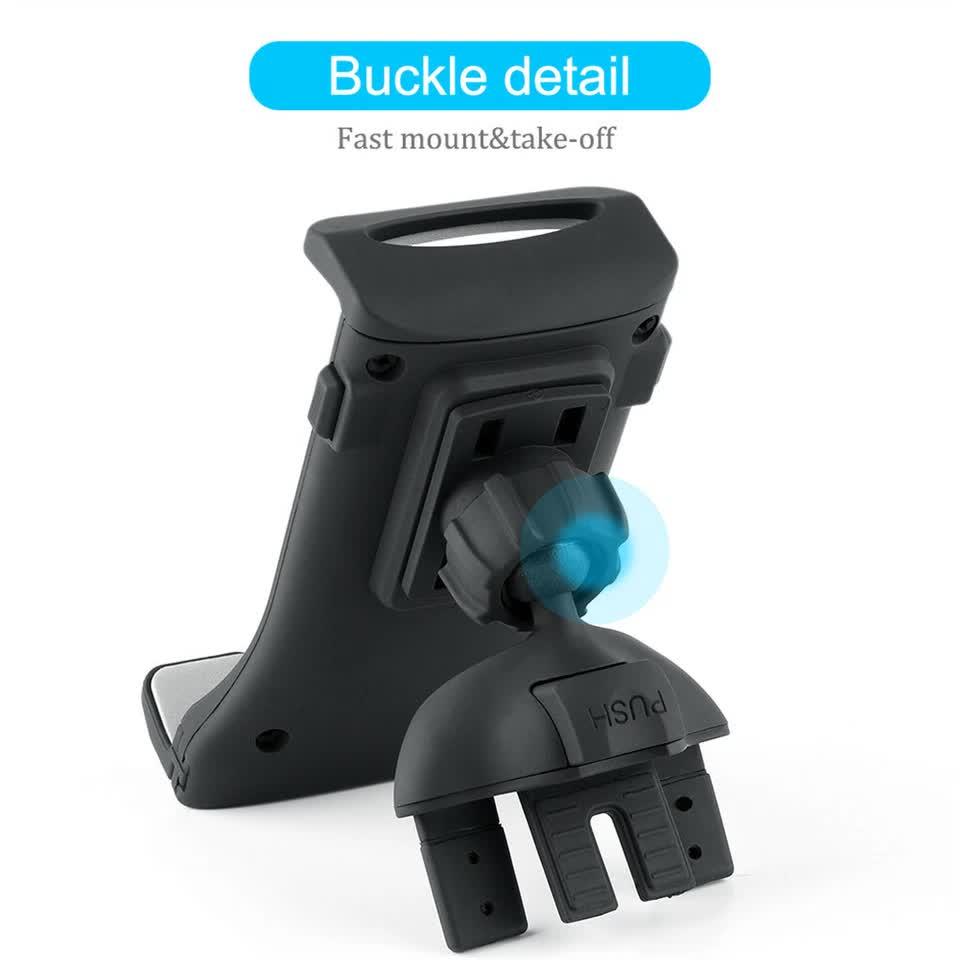 Universal Adjustable Tablet Mount Car CD Slot Holder 2in1 Fit 3.5-10.5
