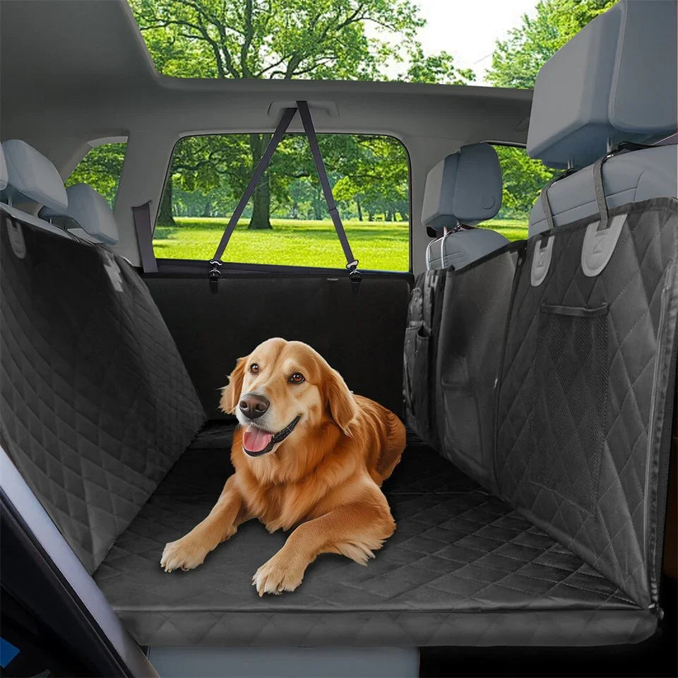 Large Dogs Back Seat Extender Waterproof Dog Hammock Car Seats with Hard Bottom