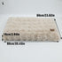 Plush Pet Bed with Non Slip Base and Removable Cover