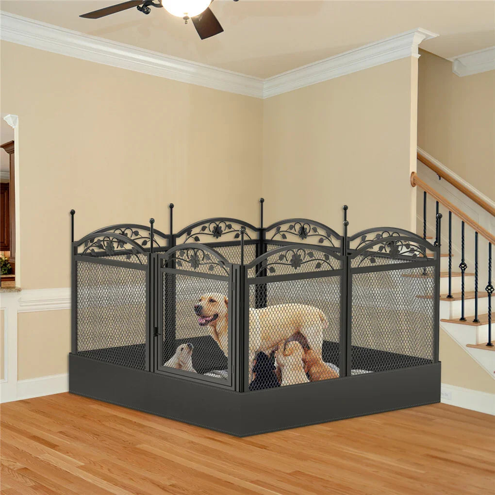 3 in 1 Dog Playpen Extra Large Dog Whelping Fence DIY Shape Garden Fence Barrier