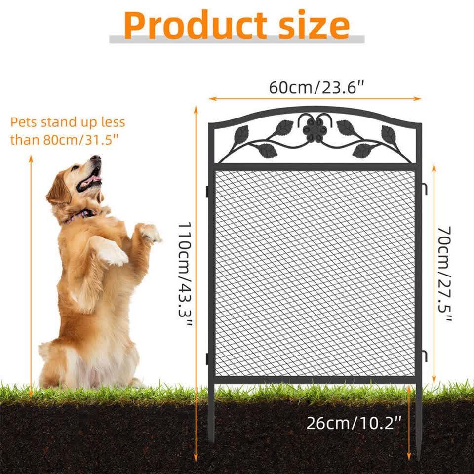 Fin Heavy Duty Dog Play Pen Enclosure Whelping Cage With Fertility Mat Puppy Playpen 60x110cm