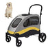 Large Dog Stroller Foldable Pet Pushchair with Doors