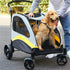 Extra Large Dog Stroller Foldable Pet Pushchair with Doors