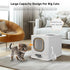 Big Top Entry Deep Tray Enclosed Kitty Cat Litter Box Easy To Clean Pull Handle