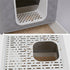 Large Hooded Cat Litter Box with Enclosed Top