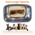 Jumbo Stainless Steel Cat Litter Box for Multi-Cats Large Toilet Box with Removable Lid