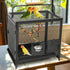Heavy Duty Metal Bird Cage Parrot Transport Carrying Cage Large Pet Cages Aviary