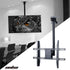 Ceiling Wall Mount TV Bracket 27- 65" with Tilt Feature & 180 Rotate For Samsung