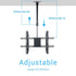 Ceiling Wall Mount TV Bracket 27- 65" with Tilt Feature & 180 Rotate For Samsung
