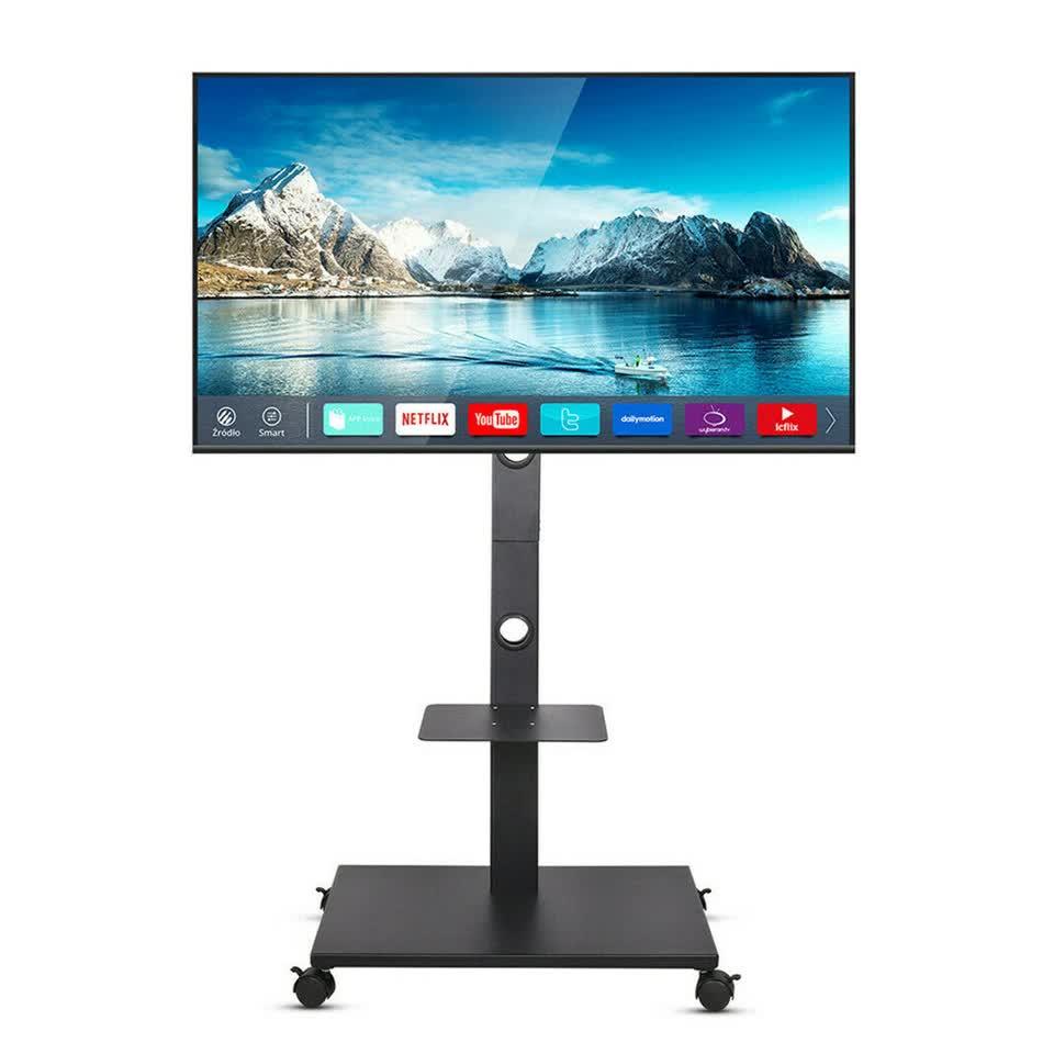 Heavy Duty Swivel Floor TV Stand Tall Corner TV Mount Stand for 32-70