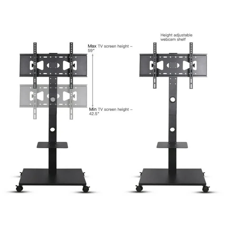 Heavy Duty Swivel Floor TV Stand Tall Corner TV Mount Stand for 32-70