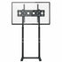 Double Pole Adjustable Tv Cart Floor Stand Mount For 32 to 65Inch