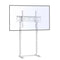 32-60 Inch TV Floor Stand Base - Universal Large TV Mount Holder Bracket - Adjustable Freestanding TV Stand for Living Room Bedroom - White