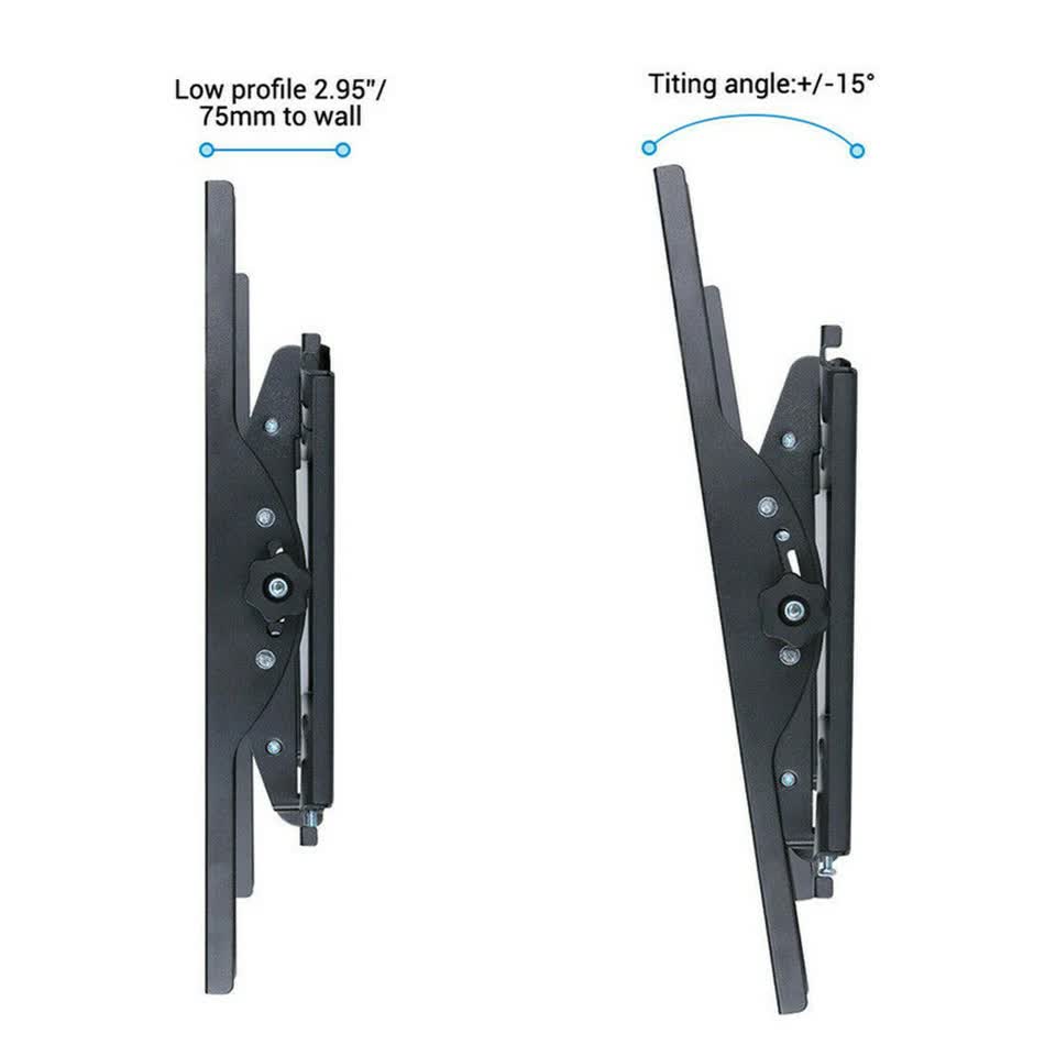 TV Wall Bracket Fixed Tilting For Upto 75