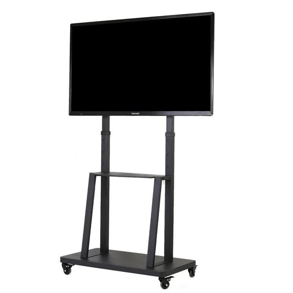 Floor Tv Mount Stand Bracket Rolling For 32