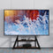 Reinforced Metal 40-100" Tv Floor Stand 2 Tier Shelf Tv Mount Adjustable Height
