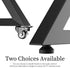 White Heavy Duty TV Floor Stand with 2-Tier Shelves for 65-100 Inch Large Screens