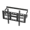 Black Heavy-Duty Swivel TV Wall Mount With Articulating Arm Support