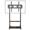 Adjustable Rolling TV Stand for 40 to 100 Inch Screens with Shelves