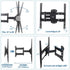 Wall Mount Bracket for 27 - 55 Inch SONY PANASONIC HISENSE KOGAN TCL LCD LED TV