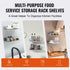 Stainless Steel Wall Mounted Shelf, Heavy Duty Kitchen and Restaurant Storage Rack, Wall Organizer for Pantry, Commercial or Home Use 16" x 8.6"